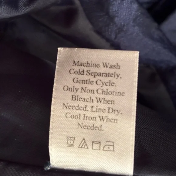 1X Coldwater Creek Midnight Blue Quilted Vest - Picture 5 of 7